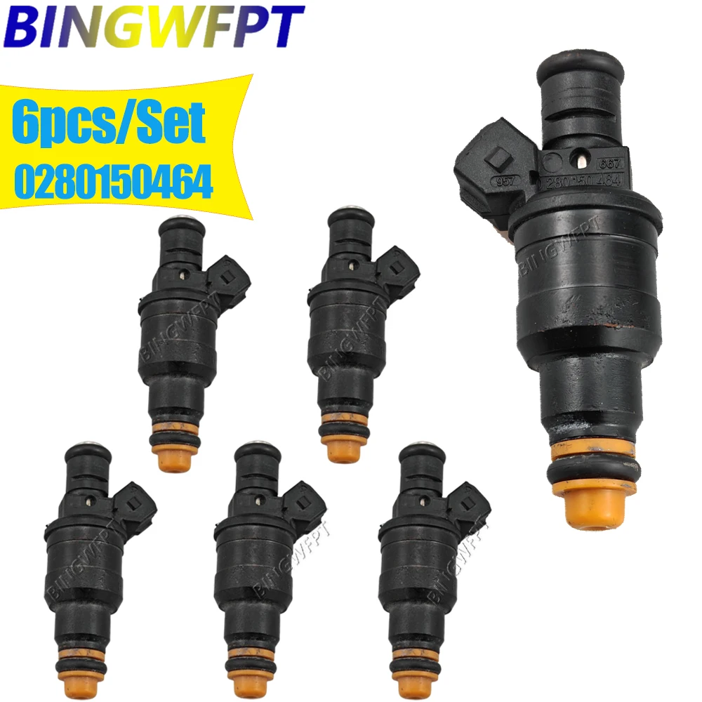 6pcs Fuel Injector Nozzle New High Quality For VW Skoda Golf 0280150464 06A906031