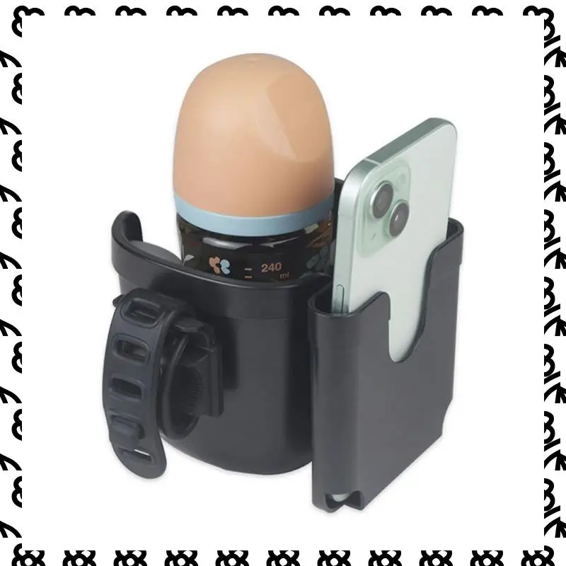 

A07I Universal Cup Holder For Baby Stroller, Cup Holder For Mobile Phone, Water Bottle, Cup Holder, Multifunctional Bracket