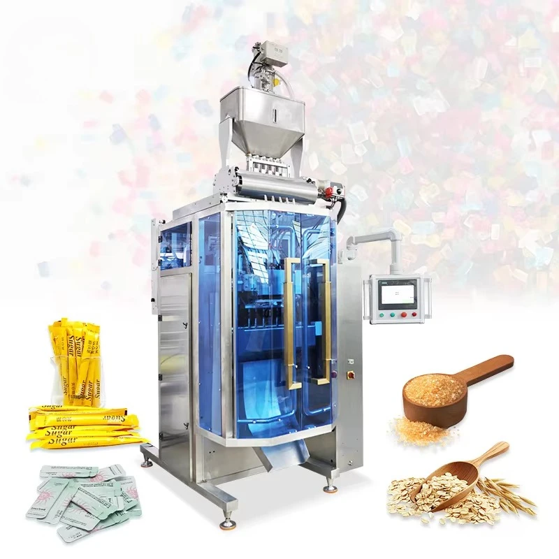 Customized Automatic Vertical Granular Sugar Spice Packing 8 Lanes Seasoning Sachet Packaging Machine Granule Packaging Machine