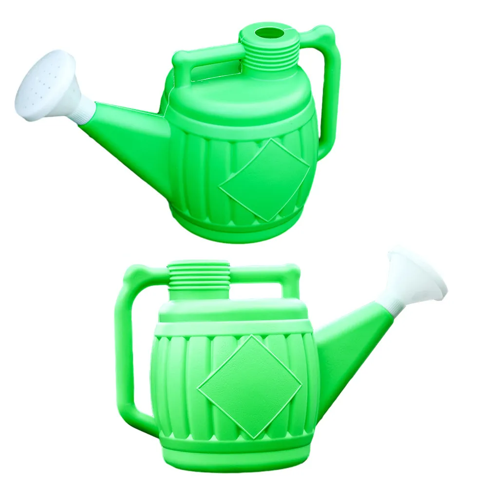 2Pcs Large Watering Can Thickened Design Home Garden Watering Kettle with Sprayer Long Spout for Plants Flower Care