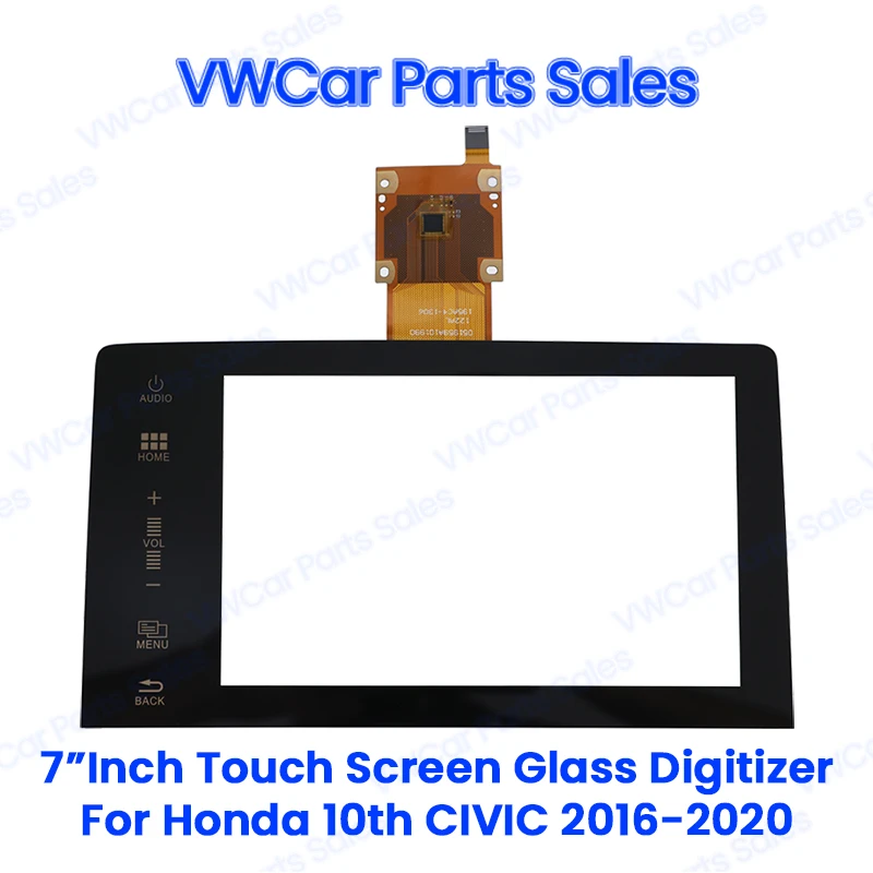 

14 Pins 7 Inch Touch Screen Glass Digitizer For Honda Civic 10th 2016-2020 Car DVD Multimedia Player Navigation Radio