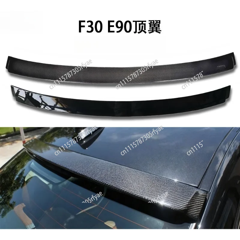 Rear Spoiler Roof Wing Exterior Trim For BMW 3 Series F30 E90 2012-2018 Rear Roof Lip Deflector Styling Accessory