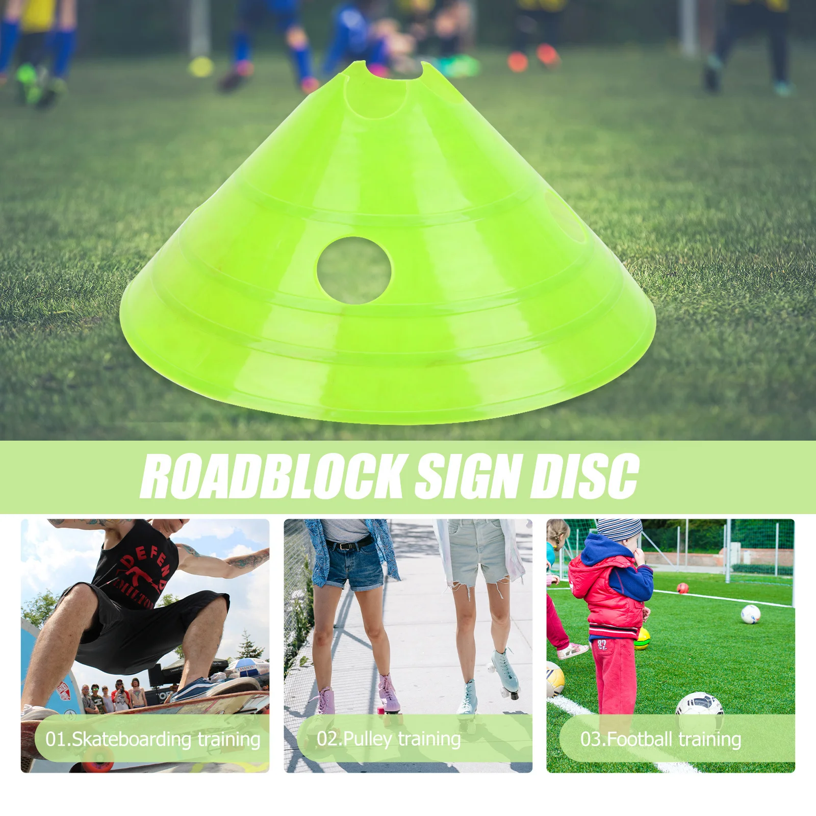 

6 шт. футбольные тренировочные препятствия, устойчивые к атмосферным воздействиям пластиковые стеллажи для ловкости для скоростных и тренировок на открытом воздухе, инструменты