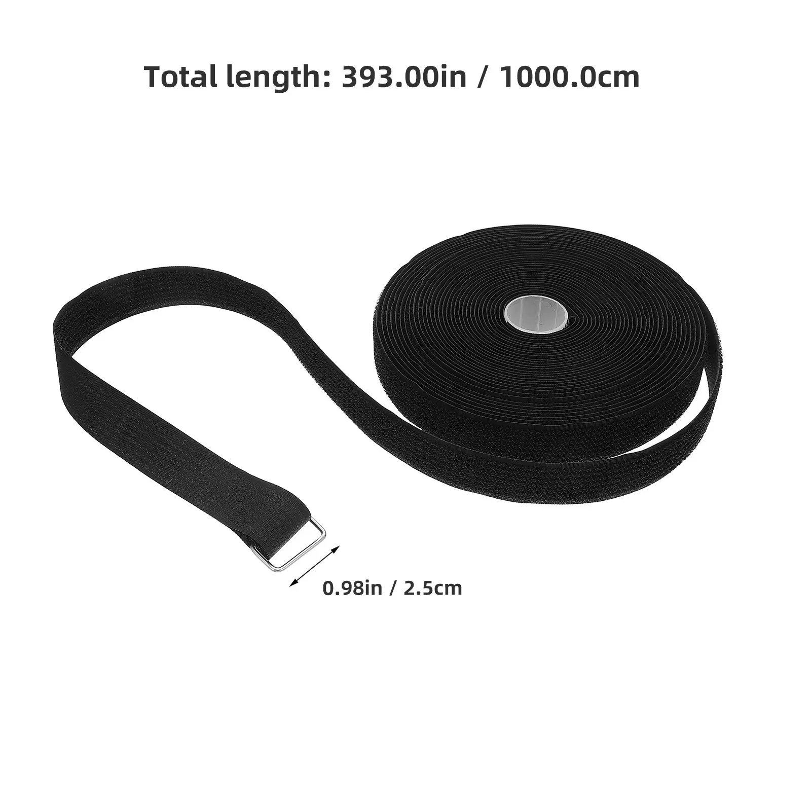1Set Adjustable Hook and Loop Cable Straps Nylon Fastening Tape Reusable Cord Organizer for Home Office Workshop Wire Management
