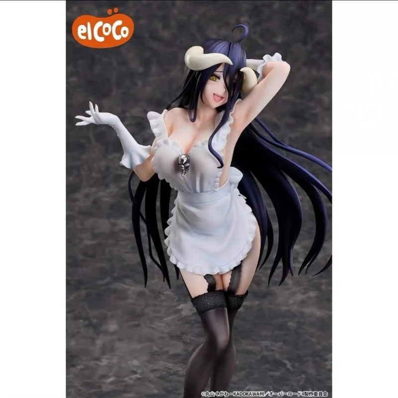 

Genuine Bandai 26cm Overlord 1/7 Albedo Apron Maid Anime Action Figure Model Decoration Collectible Toys