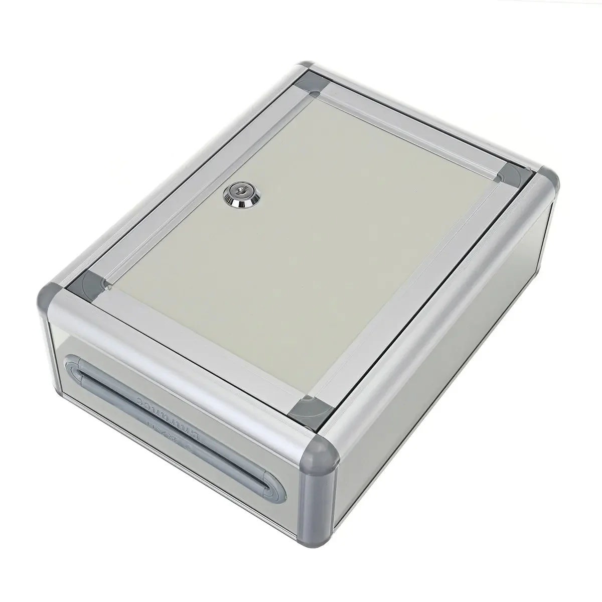 11 Inch For Garden Aluminum Alloy Wall Mounted Mail Letter Post Box Suggestion Newspaper Mailbox Outdoor Lockable Mailboxes