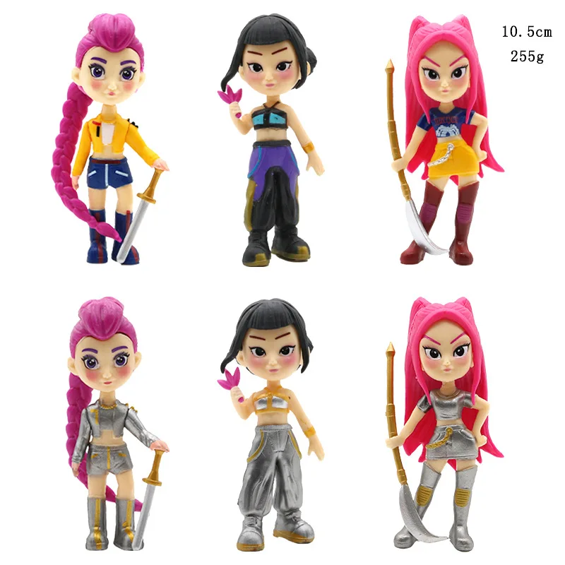 K Pop Demoned Hunters Rumi Mira Zoey Tiger Christmas Countdown Advent Calendar Gift 24 Days Plastic PVC Doll Collector's Figure