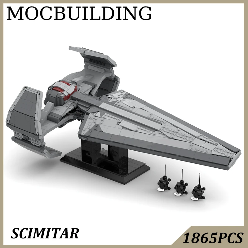 

Spaceship Episode 1 Display MOC Building Blocks Construction Toys Birthday Gift Collection