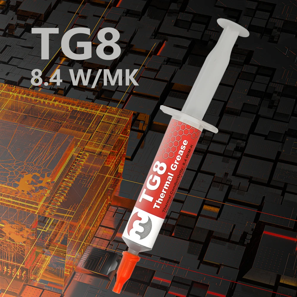 MJ 4/8g Thermal Grease Heatsink TG8 Thermal Paste For Cpu GPU Processors Heatsink Plaster Water Cooling Cooler