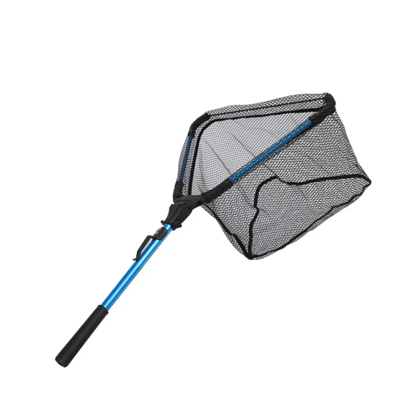 

Haihe Lake Portable Retractable Fishing Net High-Density Aluminum Alloy Nylon Hand Foldable Landing Net