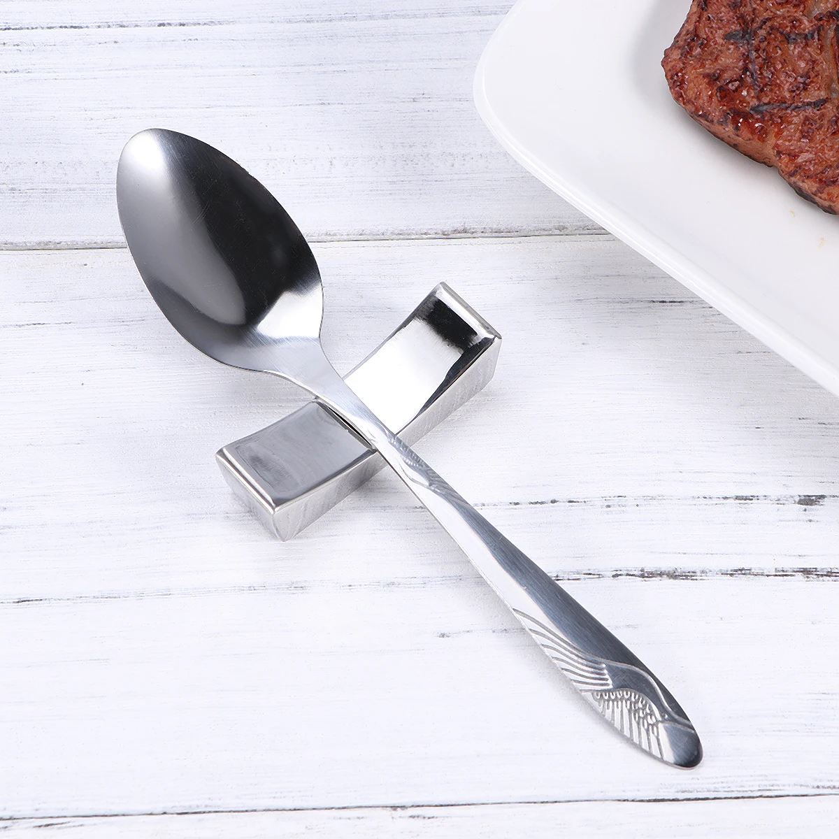 

Chopstick Stands Dining Room Table Stainless Steel Chopsticks Rack Metal Serving Utensils