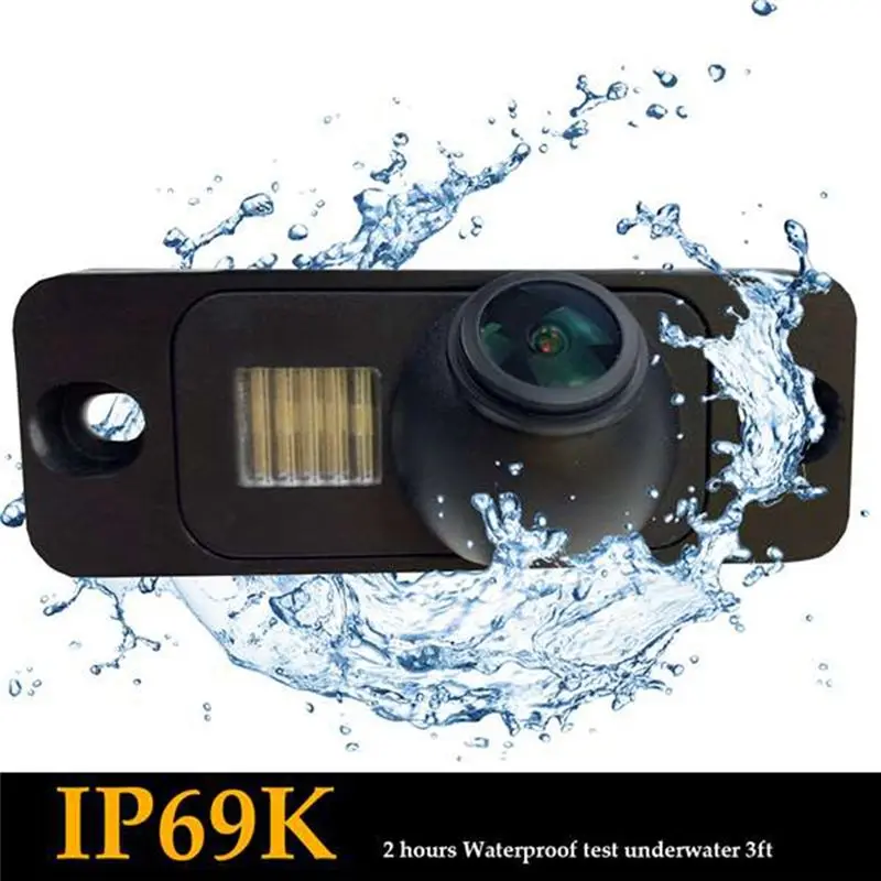 A09E-Backup Camera HD 1280X720P Rear View Parking Camera For Mercedes W220 W164 W163 ML320/ML350/ML400 Replacement Parts
