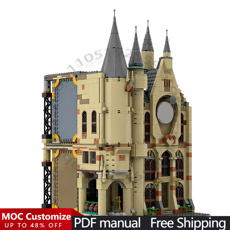 

2329 деталей: Модульный конструктор HP Modular Moments MOC, популярный дизайн, простые строительные блоки, игрушка для самостоятельной сборки, подарок на день рождения