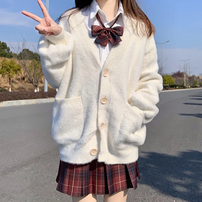 Autumn 42cm Plaid Skirt Tie Student School Hundred Pleats Dark Red Half Length Short Skirt Youthful Vigor Feel Girls