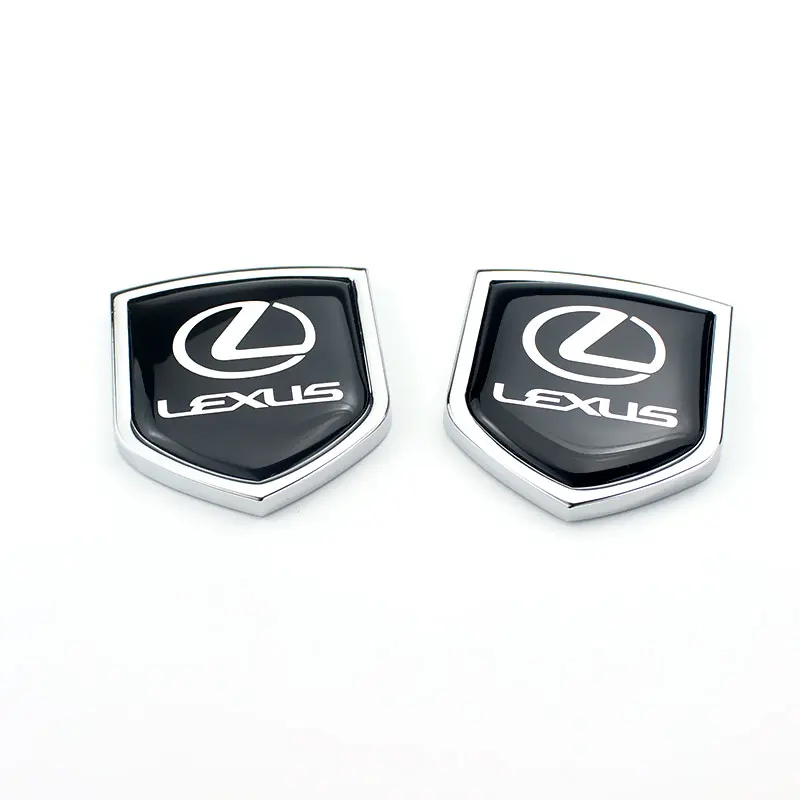 For Lexus RX330 IS250 Ct200h ES300h RX350 IS300h NX300h RX400h Car Design 3D Metal Emblem Body Side Window Stickers