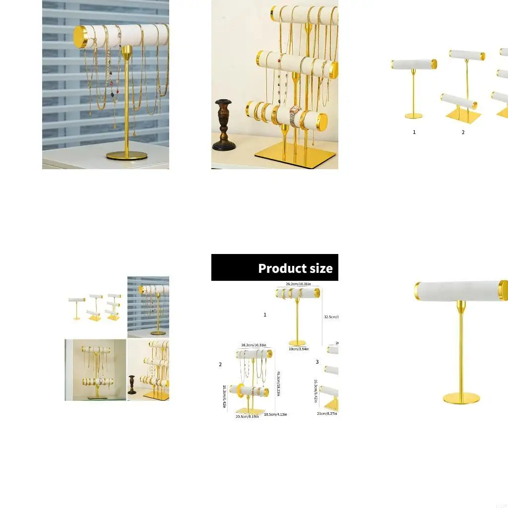 

Multifuntional Bracelet Holder Necklace Storage Rack Display Stand Jewelry Storage Rack Suitable for Home and Shop Use