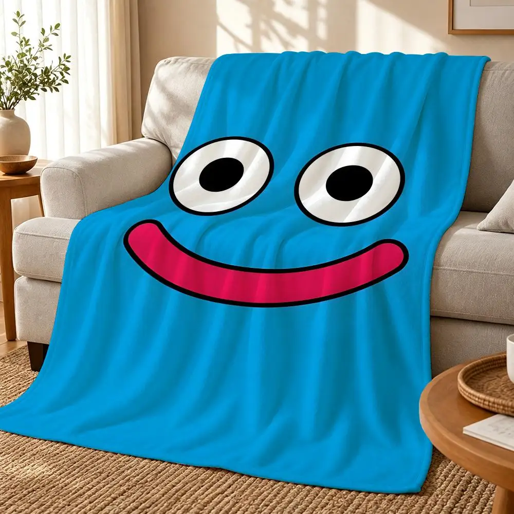 Slime MoriMori Dragon Quest Throw 240g flannel blanket, suitable for sofas, beds, offices, exquisite gift blankets