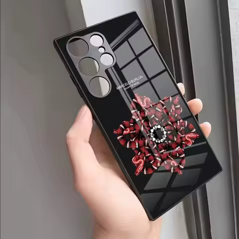 M-MARCELO B-BURLON Phone Case For S24 Ultra Samsung S23 Fe S22 S20 S21 Plus Galaxy A54 A34 A24 A53 Note 20 Glass Cover