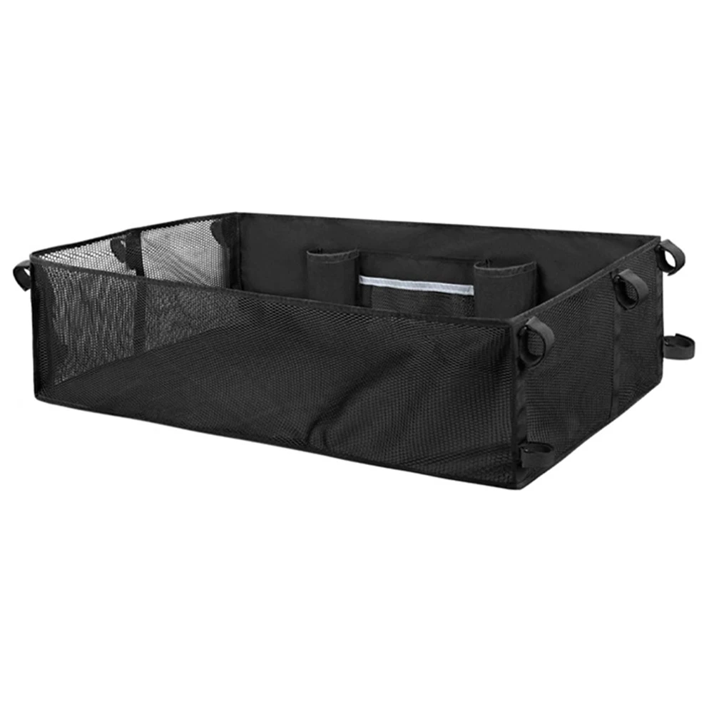 

Trunk Storage Golf Cart Accessories Golf Course Outdoor Activities 58.4*105.4*27.9cm Easy Install Golf Cart Storage Mesh Cloth