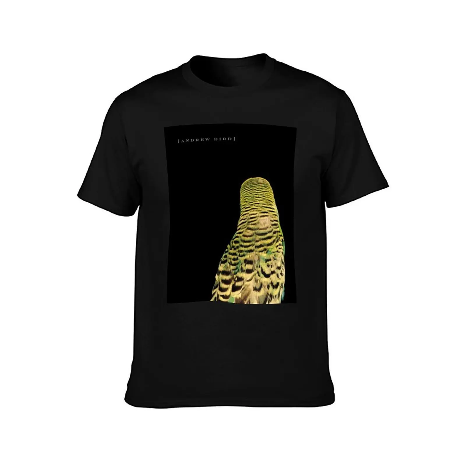 andrew bird T-Shirt, Summer Casual Cotton Tee, Oversized Streetwear Tops, Vintage Graphic Print, Loose Fit Short Sleeve