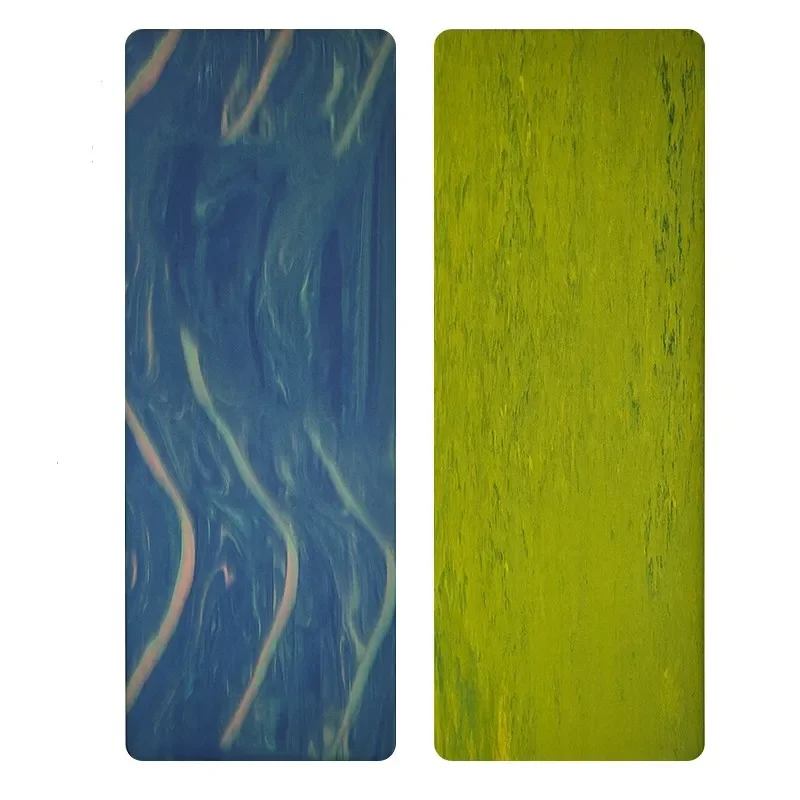 

PU + Natural Rubber Yoga Mat, Home Fitness Mat: Low Odor / Non-Slip for Both Dry and Wet Use