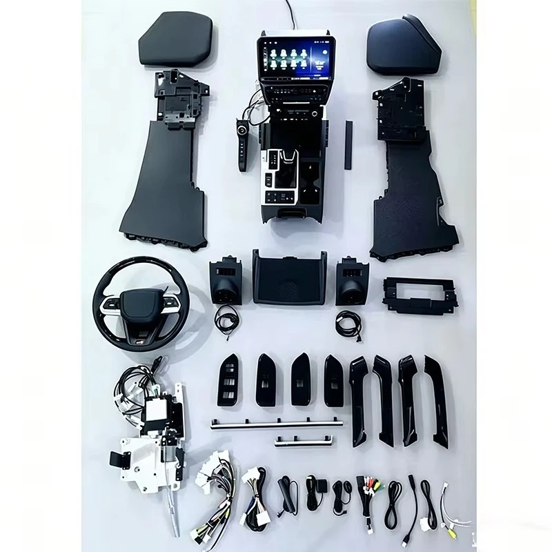 LC250 Style Interior Refit Kit  Center Console & Steering Wheel Assembly