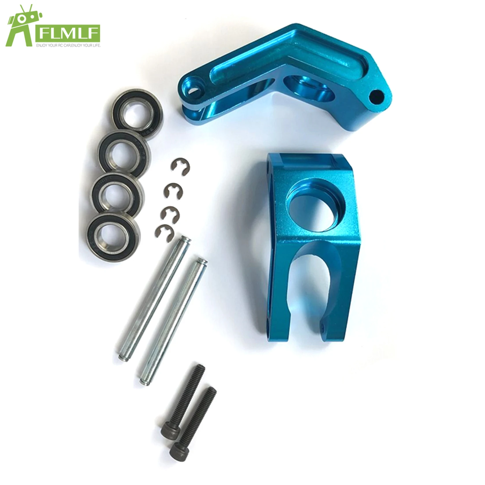 Alloy CNC Rear Wheel Hub Carrier Kit Fit for 1/5 HPI ROFUN BAHA King Motor ROVAN BAJA 5B 5T 5SC Rc Car Toys Games Parts
