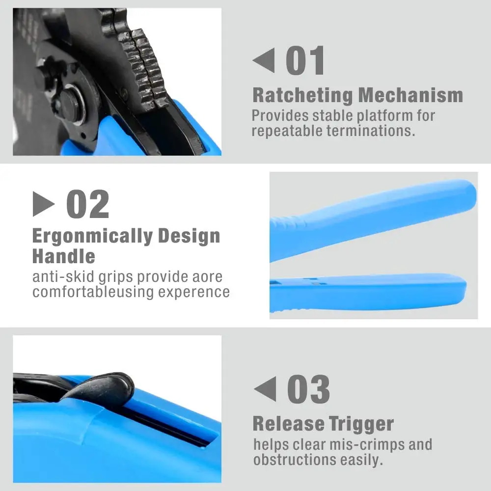 JH AP-50BI كابل البطارية الطرفية المكشكش ل 8، 6، 4، 2AWG عروات الكابلات النحاسية، عروات الأسلاك الثقيلة وكابل البطارية E #3