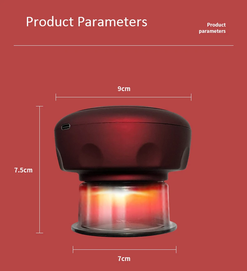 เครื่องนวดกระป๋องนวดอัจฉริยะคุณภาพสูง จิงไป่หยาง แบบไร้สาย นวดเร็ว บรรเทาอาการปวดเมื่อย