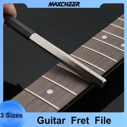 Guitar Fret Crowning Dressing Files with 3 Size Edges Professional Luthier Tools Stringed Instrument Guitar Part Accessories