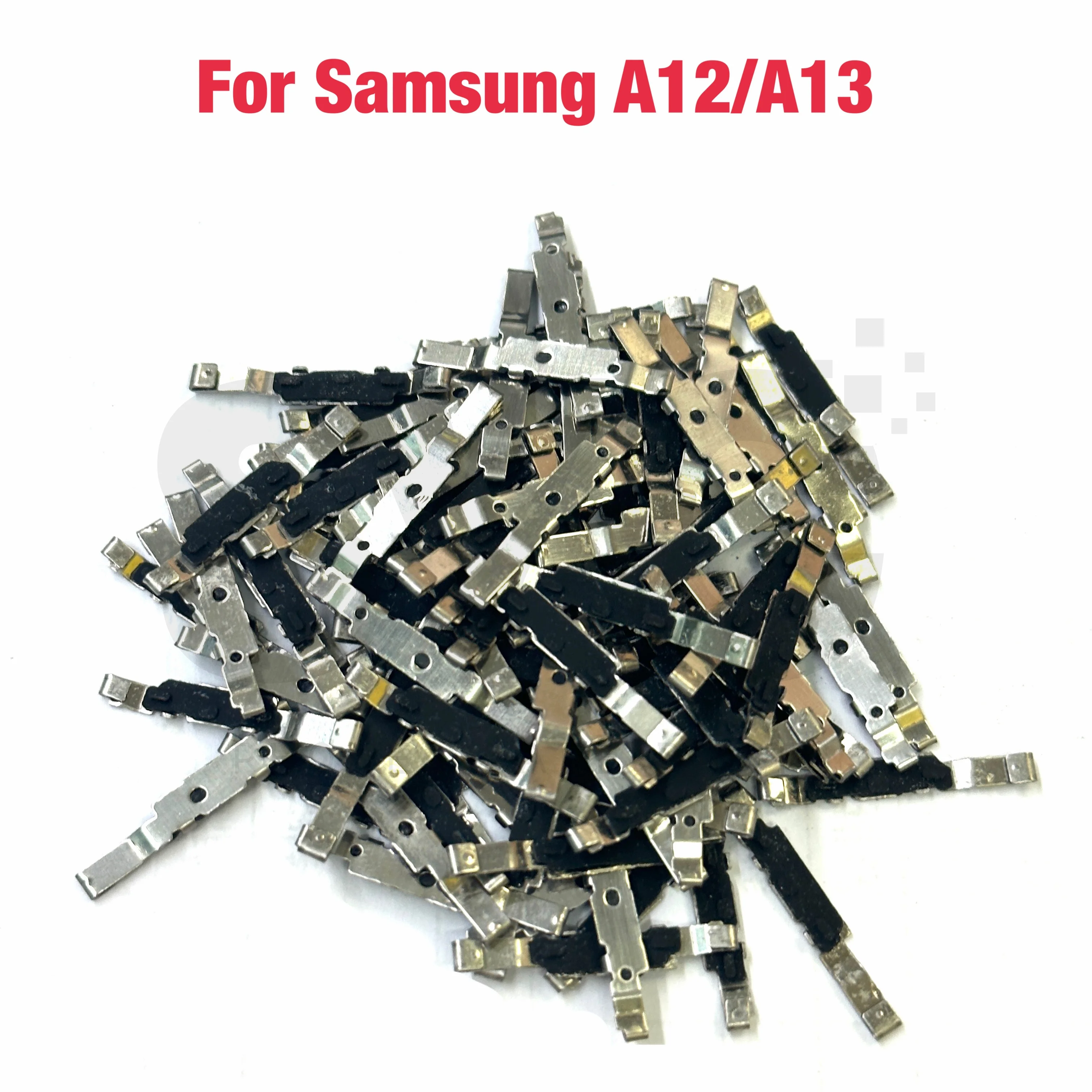 1-50 pz per Samsung A12 A125 A13 pulsante Volume di alimentazione tasti laterali staffa con supporto gancio di ferro chiave laterale fissa su clip chiave