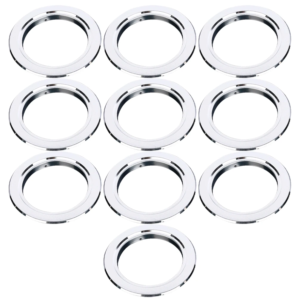 10pcs Parrot Nest Box Bird Breeding House Metal Guard Stainless Steel Protector 65mm Hole Cover Anti Bite Ring Nesting