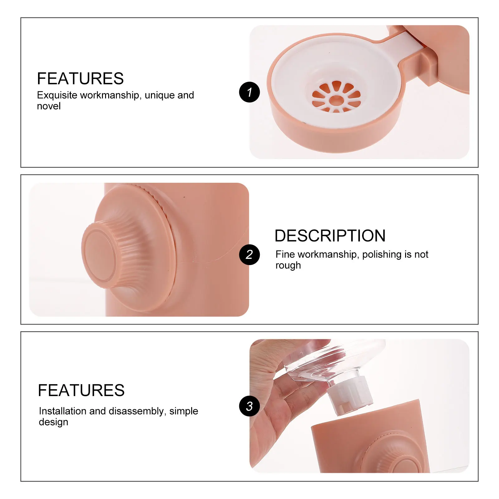 

Rabbit Water Dispenser Hanging Automatic Large Capacity Water Feeder Portable Plastic Bottle for Small Pet Cage Bunny Guinea Pig