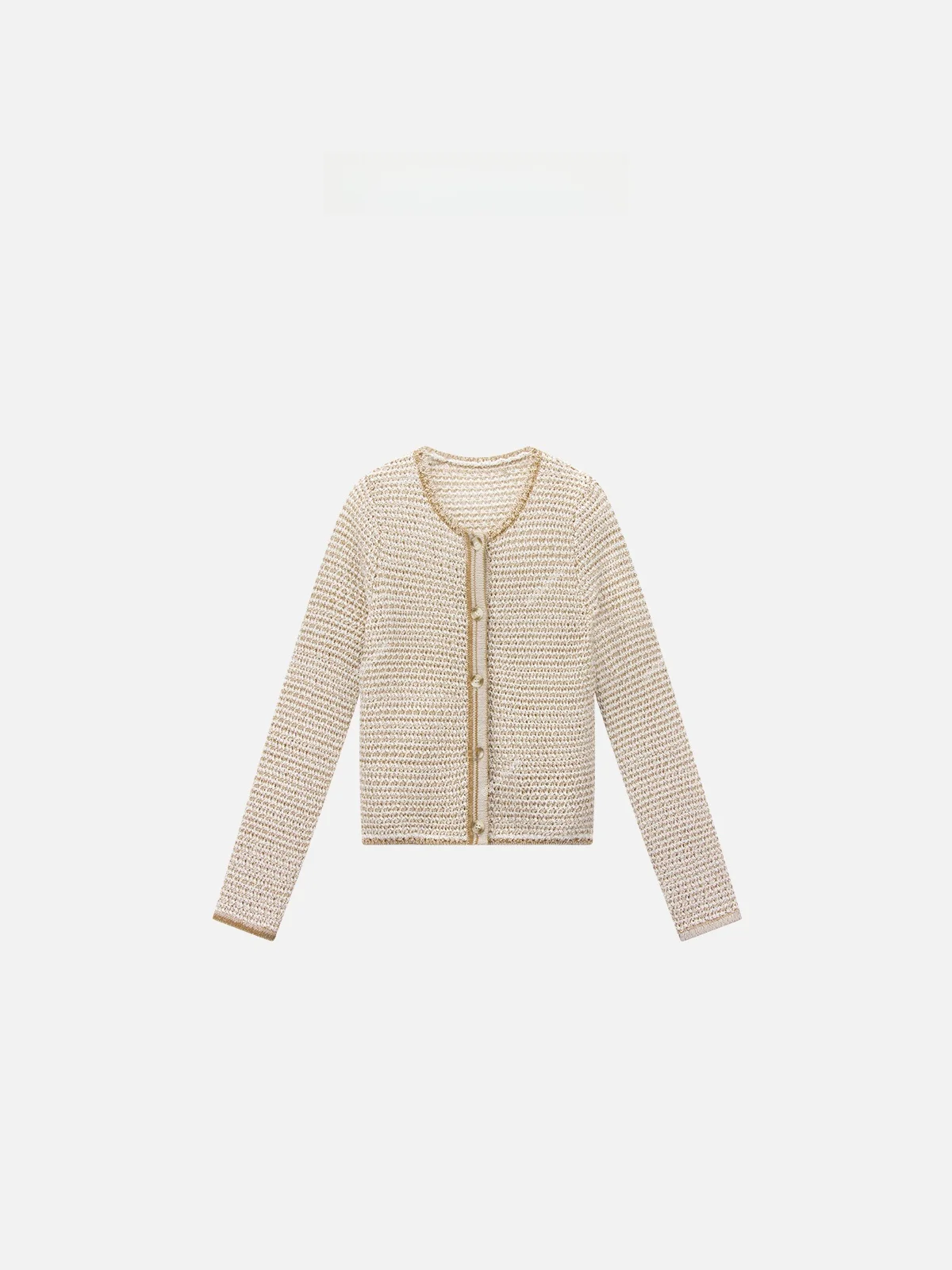 

Ele Long Sve Knitted Open Cardigan Women's Slimming Top Single Button Spring New Sle Comfortable Commute Sle Regul...