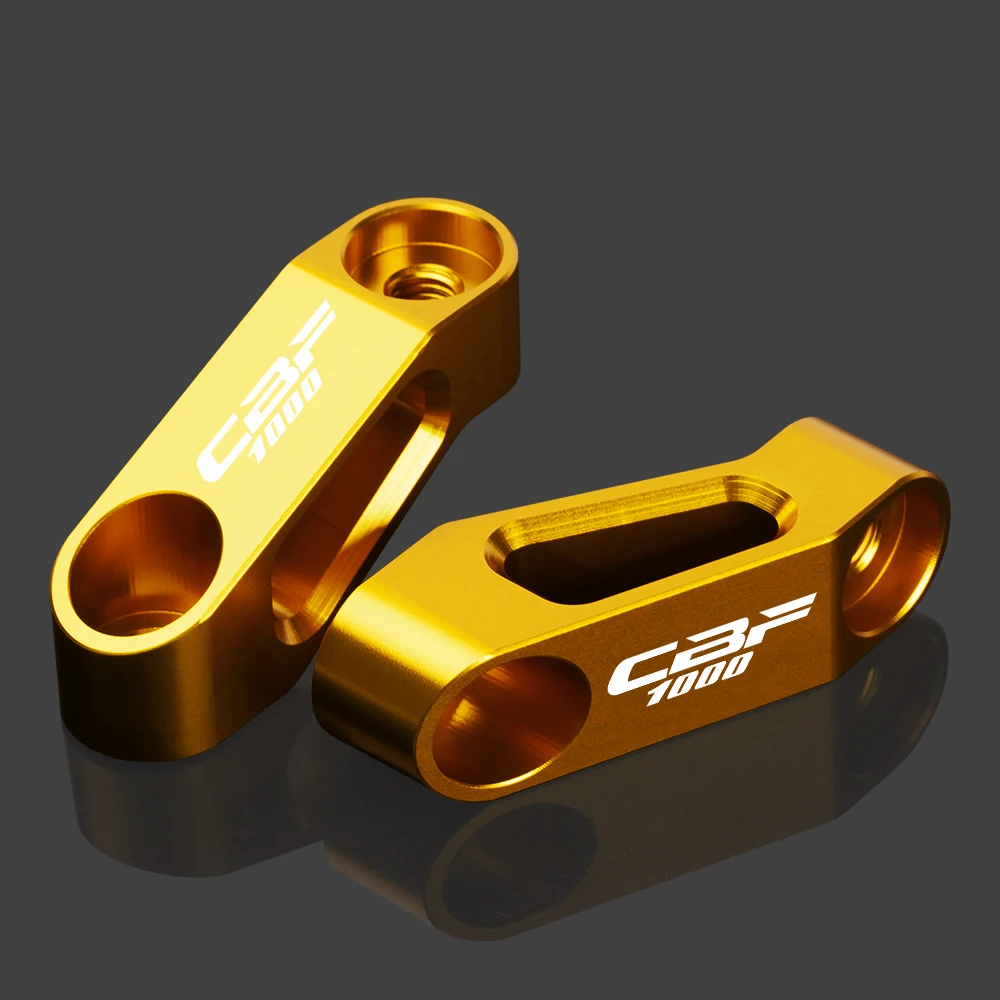 For HONDA CBF 600 1000 CBF-600 CBF 1000 CBF600 CBF1000 Motorcycle Accessories Rearview Mirror Extender CNC Aluminium Adaptor