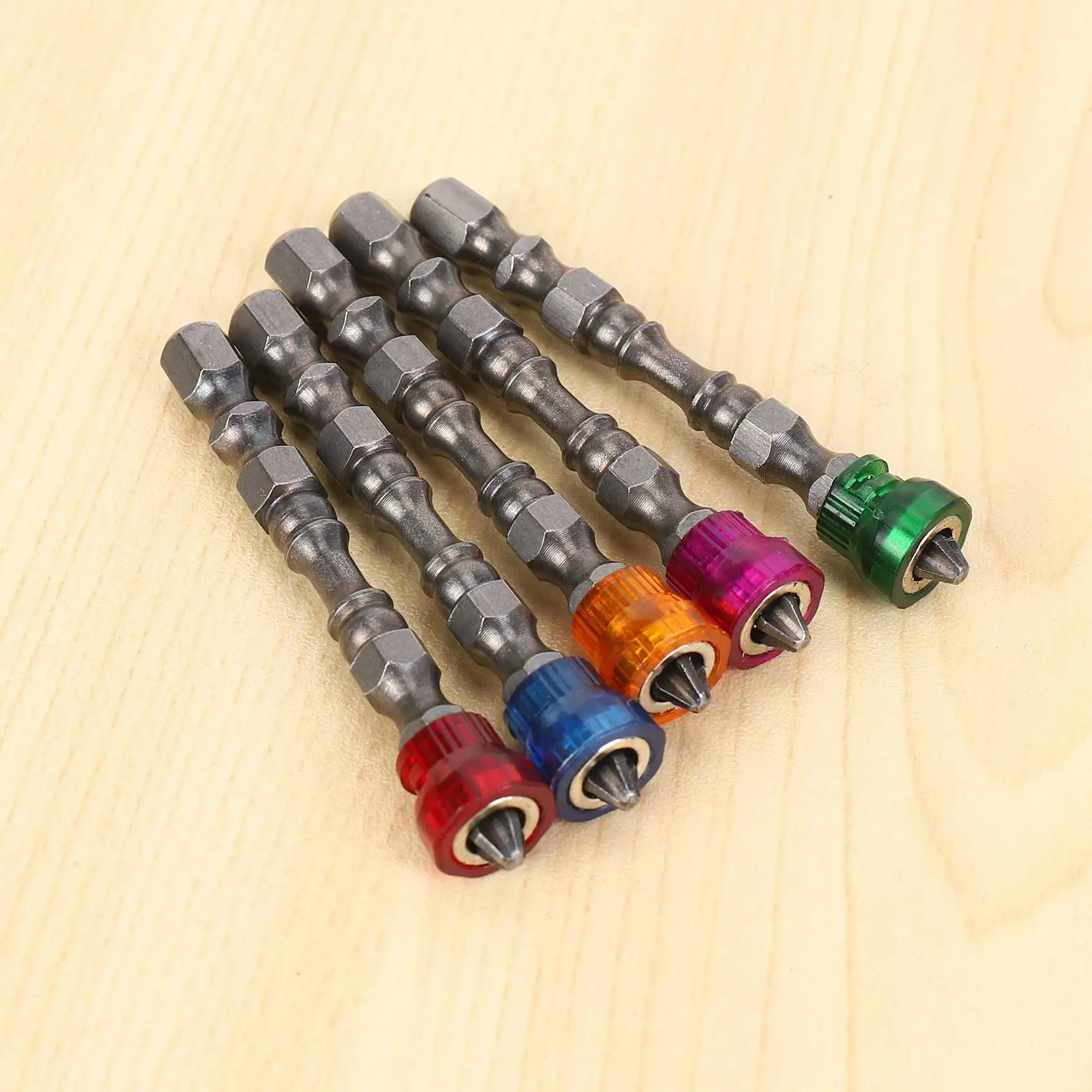 

ABRW-15X Anti Slip Electric Hex Magnetic Screwdriver 65Mm S2 PH2 Single Head Bit Tool 5 Color