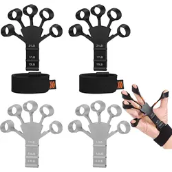 Finger Gripper Finger Exerciser Guitar Finger Exerciser 6 Resistant Levels Recovery Physical Tools Hand Strengthener For Patient