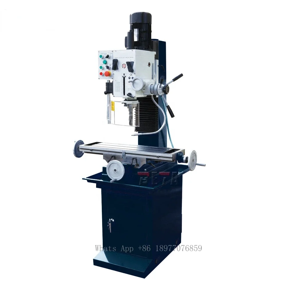 New ZX45 Small Benchtop Milling Machine Gear-driven Machine Tool Can Mill, Drill, Tap, Bore And Ream.