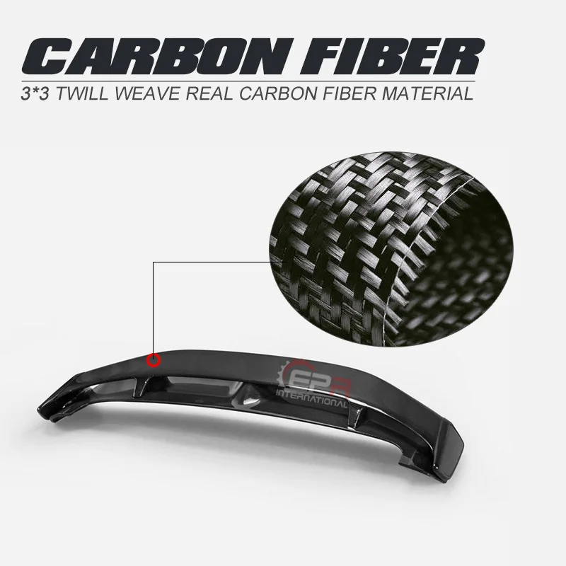 Applicable for 2019 Hyundai Veloster Carbon Fiber Modification Parts Rear Spoiler Tail Wing Fixed Roof Wing