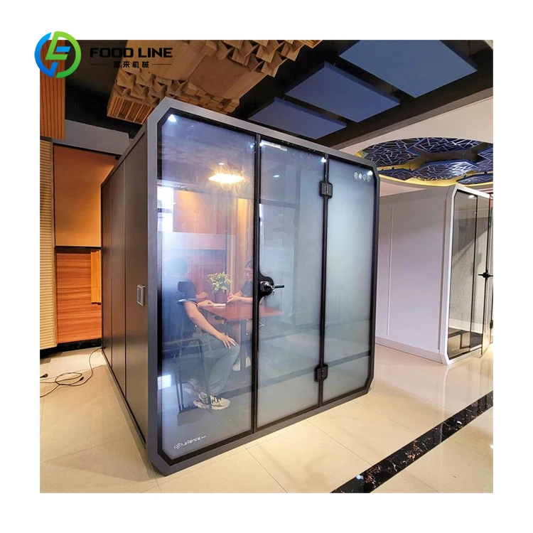Customized Quiet Soundproof Acoustic Pods Peaceful Mute Room Chambers with Waterproof Steel Material