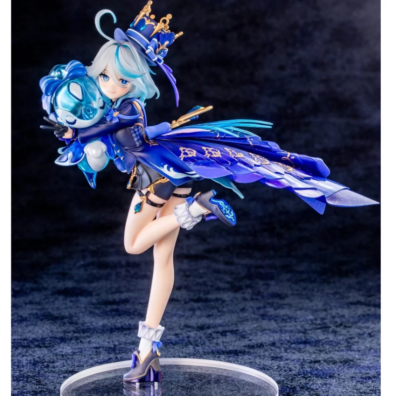 Anime Gk Resin Unpainted Figure Furina White Model Handmade Collectible Desktop Decoration For Game Fans