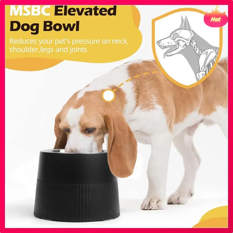 abyp-3x-elevated-dog-bowl-raised-dog-feeder-with-removable-stainless-steel-food-and-water-bowl-non-skid-dog-dish-black