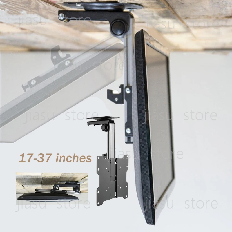 

RV TV Wall Mount Bracket Folding 14-32 Inch Ceiling Caravan Kitchen Restaurant Car Accessories TV Holder