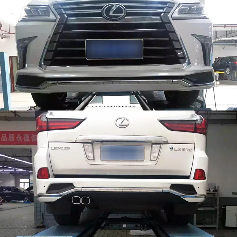 

Suitable for small surround Lexus LX570 front and rear surround LX570 modified small surround four tail throat