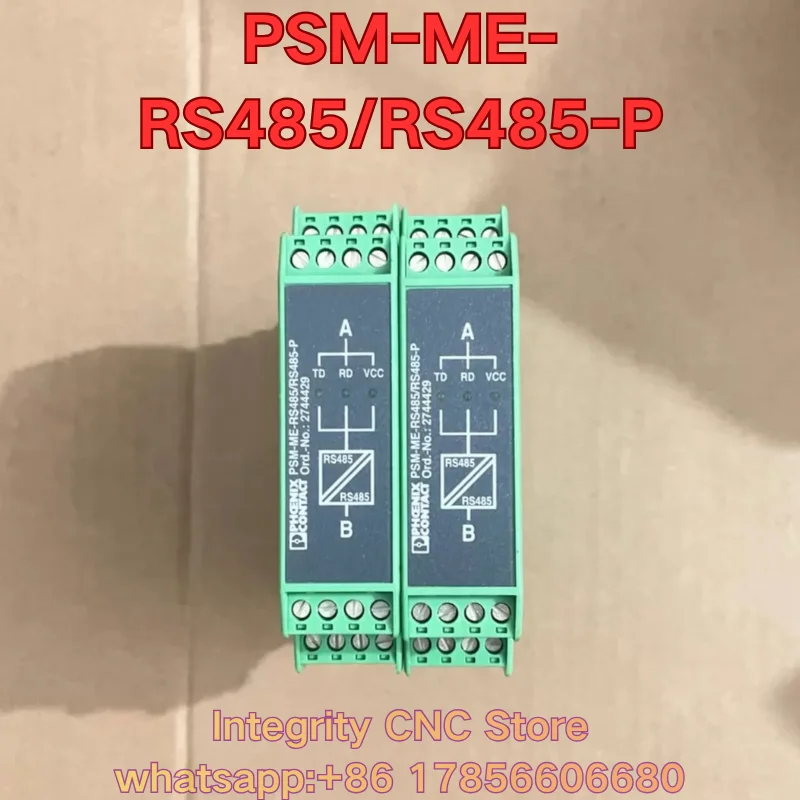 Second-hand PSM-ME-RS485/RS485-P PLC module 2744429 functional test is normal