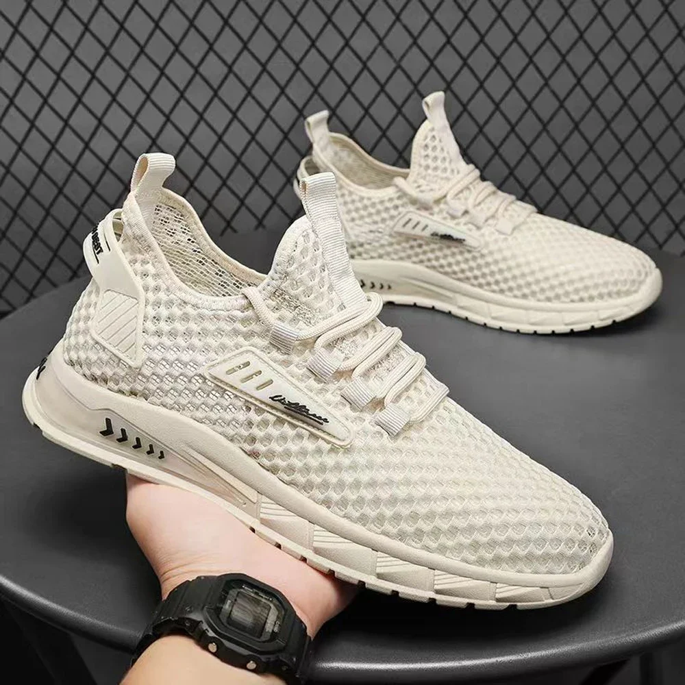 Mens Shoes Summer Breathable Sneakers Fashion Men\'s Sandals Casual Sports Lightweight Walking Mesh Shoes Mens