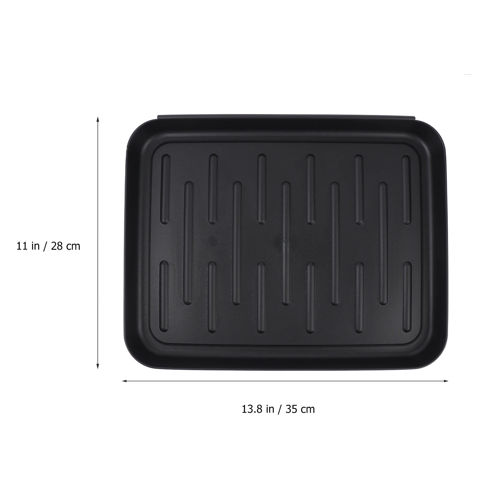 

3pcs Shoe Tray Mat Boot Tray Entryway Water Resistant Plastic Utility Mat Indoor Outdoor Easy Clean Multi Use Black