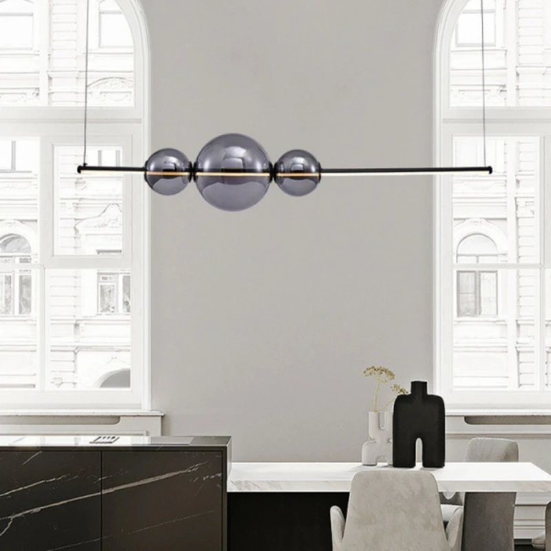 Minimalist Nordic LED Bulb Pendant Light for Dining Room Home Decor Innovative Designer Simple Pendant Light Fixture