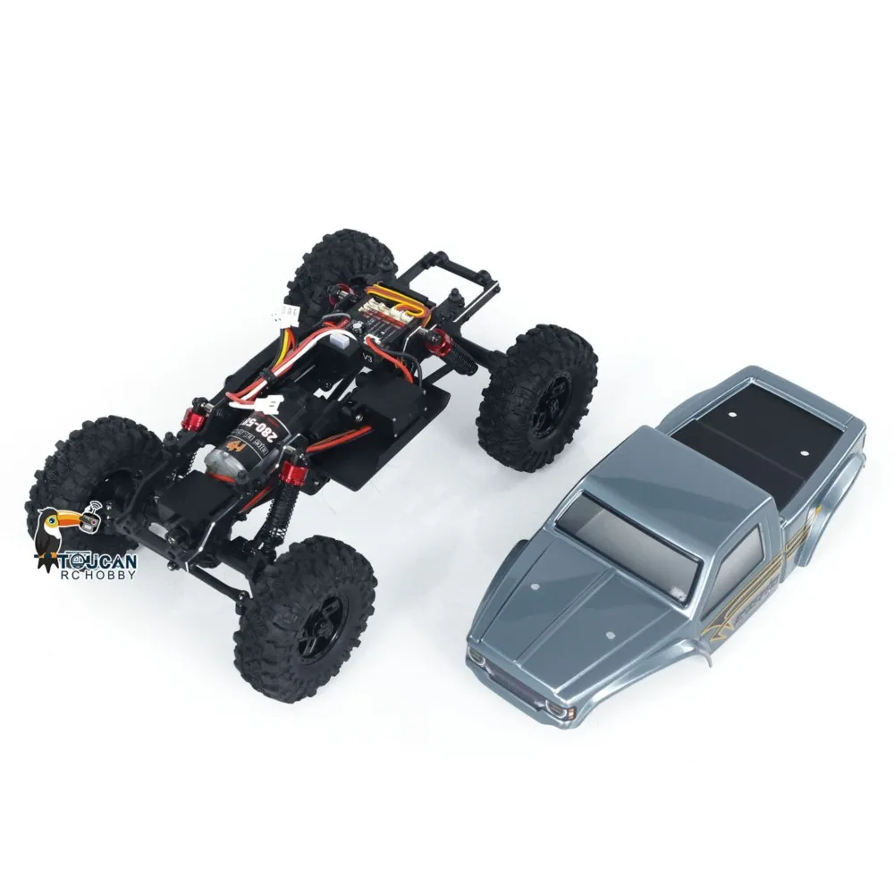 

US Sale 4x4 1/18 RC Rock Crawler Car Electric Off-road Vehicles Hobby Plus CR18P Fighter