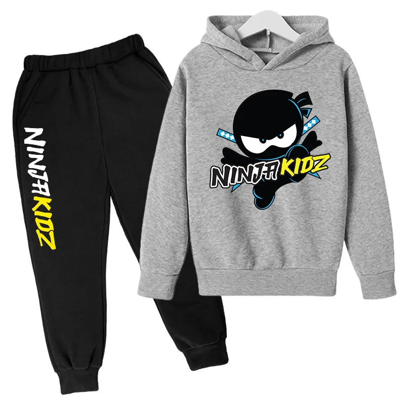 Hooded sweatshirts for boys and hoodies for girls NINJA KIDZ Kids Casual Sweatshirts Spring and fall kids hoodies and sweatpants